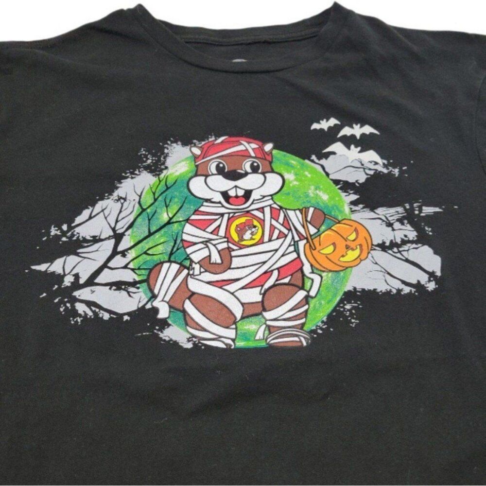 Buc-ee's Shirt Size Medium Halloween Tee Bucee's "Boo Crew" Graphic Print Shirt - Picture 3 of 6